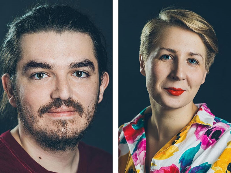 Joaquin Gavilano, left, and Julia Paginelli-Marin.