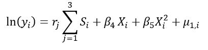 Level of School Completion, 3 variables