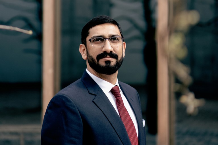 Portrait of Mushtaq Bilal