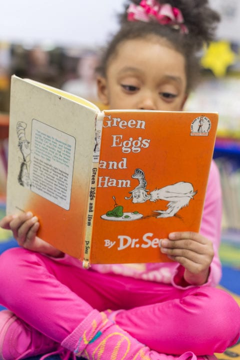 child reading